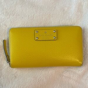 Kate Spade Mustard Yellow Wallet